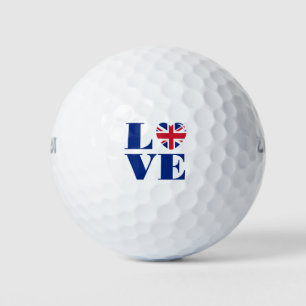 Ik hou van het Verenigd Koninkrijk Golfballen