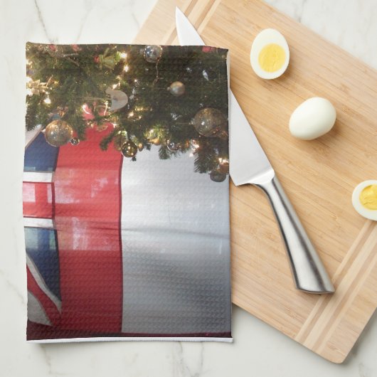 Ik hou van het Verenigd Koninkrijk Holiday Special Theedoek (Quarter Fold)