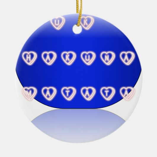 Ik hou van het Verenigd Koninkrijk Keramisch Ornament (Voorkant)