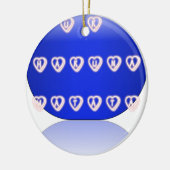 Ik hou van het Verenigd Koninkrijk Keramisch Ornament (Links)