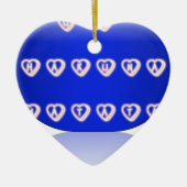 Ik hou van het Verenigd Koninkrijk Keramisch Ornament (Voorkant)