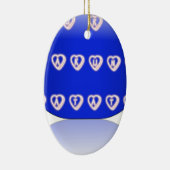 Ik hou van het Verenigd Koninkrijk Keramisch Ornament (Rechts)