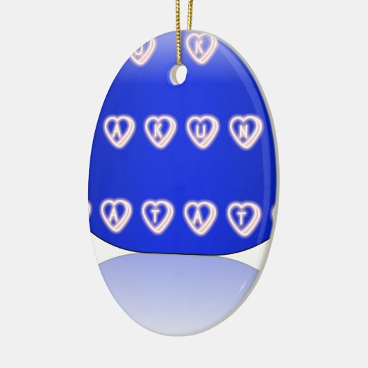 Ik hou van het Verenigd Koninkrijk Keramisch Ornament (Links)