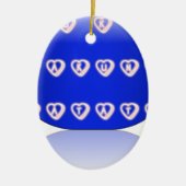 Ik hou van het Verenigd Koninkrijk Keramisch Ornament (Voorkant)