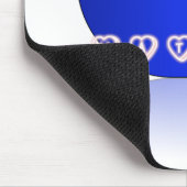 Ik hou van het Verenigd Koninkrijk Muismat (Hoek)