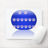 Ik hou van het Verenigd Koninkrijk Muismat (Met muis)