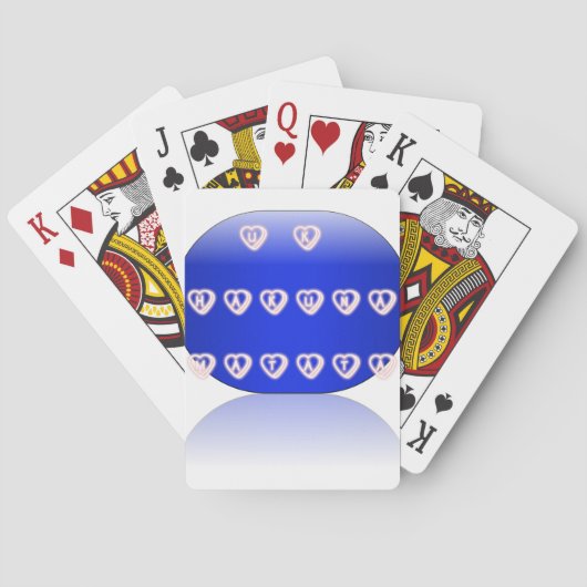 Ik hou van het Verenigd Koninkrijk Pokerkaarten (Achterkant)