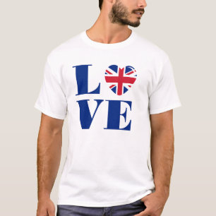 Ik hou van het Verenigd Koninkrijk T-shirt
