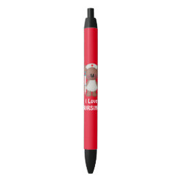 Ik hou van het verplegen van zwarte inkt pen