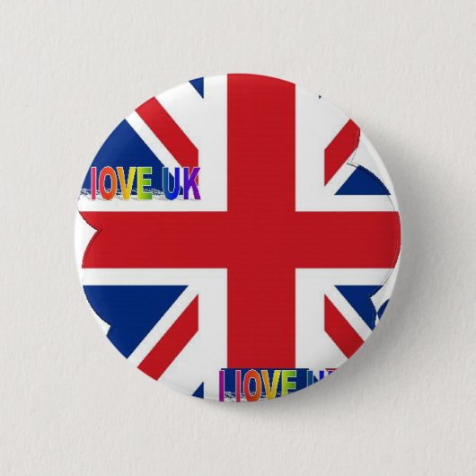 IK HOU VAN HET VK RONDE BUTTON 5,7 CM (Voorkant)