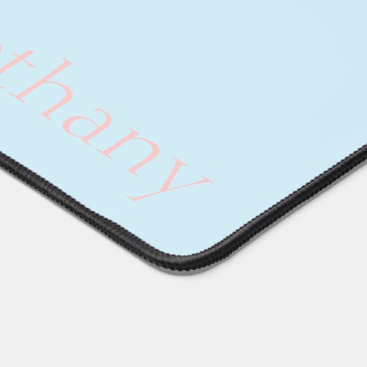 Ik hou van het Zee Whimsical Nautical Personalized Bureaumat (Hoek)