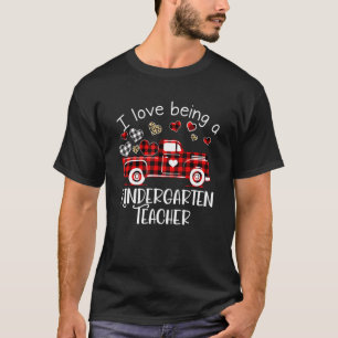 Ik hou van het zijn van Kindergarten Leerleraar Cu T-shirt