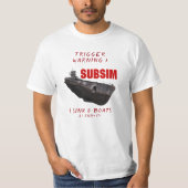 Ik hou van het zinken van U-Boats T-Shirt (Voorkant)