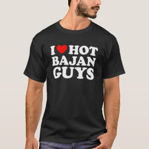 Ik hou van hete bajan jongens t-shirt