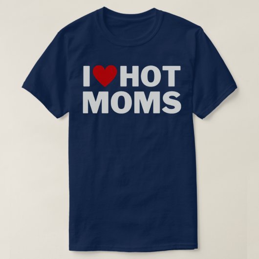 Ik hou van hete moeders 5 t-shirt (Design voorkant)