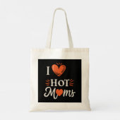 Ik hou van hete moeders ik hart hete moeders benau tote bag (Achterkant)