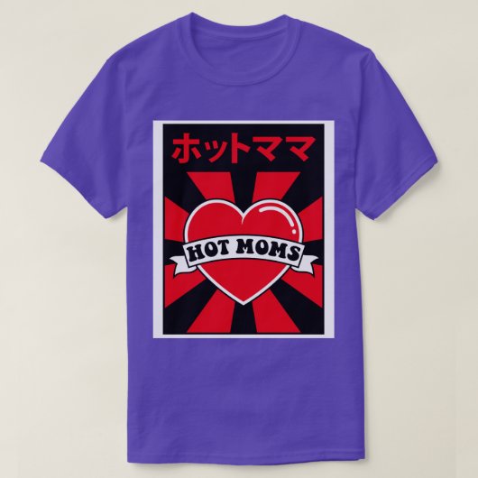 Ik hou van hete moeders t-shirt (Design voorkant)