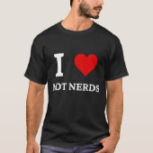 Ik hou van hete nerds t-shirt (Voorkant)
