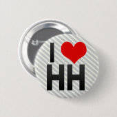 Ik hou van HH Ronde Button 5,7 Cm (Voorkant /achterkant)
