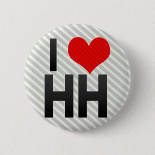 Ik hou van HH Ronde Button 5,7 Cm