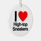 Ik hou van high-top sneakers keramisch ornament (Rechts)