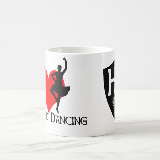 Ik hou van Highland Dancing Koffiemok (Center)