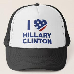 Ik hou van Hillary Clinton Trucker Pet