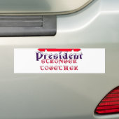 Ik hou van Hillary For USA President We zijn sterk Bumpersticker (Op auto)