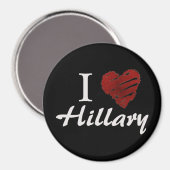 Ik hou van Hillary Magneet (Voorkant / Achterkant)