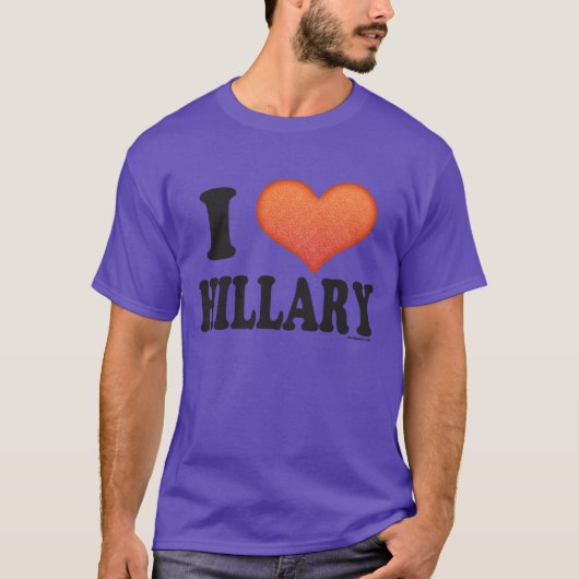Ik hou van Hillary T-shirt (Voorkant)