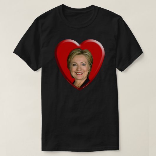 Ik hou van Hillary T-shirt (Design voorkant)