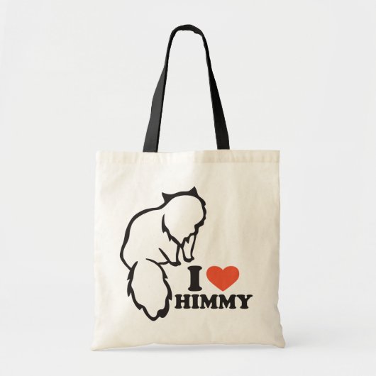Ik hou van Himmy Canvas tas (Voorkant)