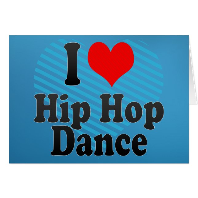 Ik hou van Hip Hop Dance (Voorkant Horizontaal)