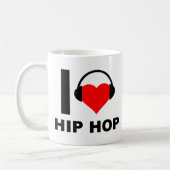Ik hou van Hip Hop Grappige Mok (Links)