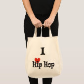 Ik hou van Hip Hop Tote Bag (Voorkant (product))