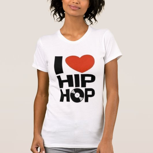 Ik hou van hiphop t-shirt (Voorkant)