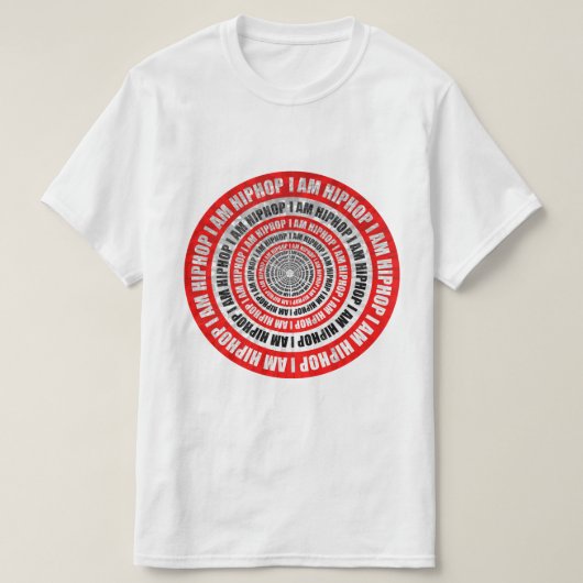 Ik hou van Hiphop tot maximaal T-shirt (Design voorkant)