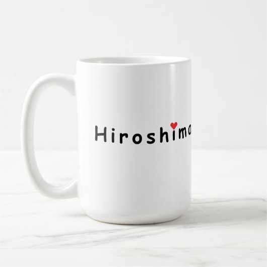 Ik hou van Hiroshima Koffiemok (Links)