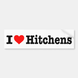 "Ik hou van HITCHENS" Bumpersticker