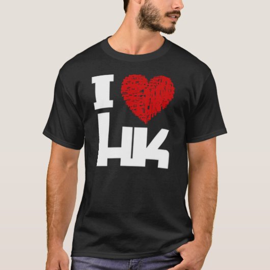 Ik hou van HK T-Shirt (Voorkant)