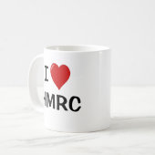 Ik hou van HMRC - belasting is mijn leven - Grappi Koffiemok (Voorkant links)