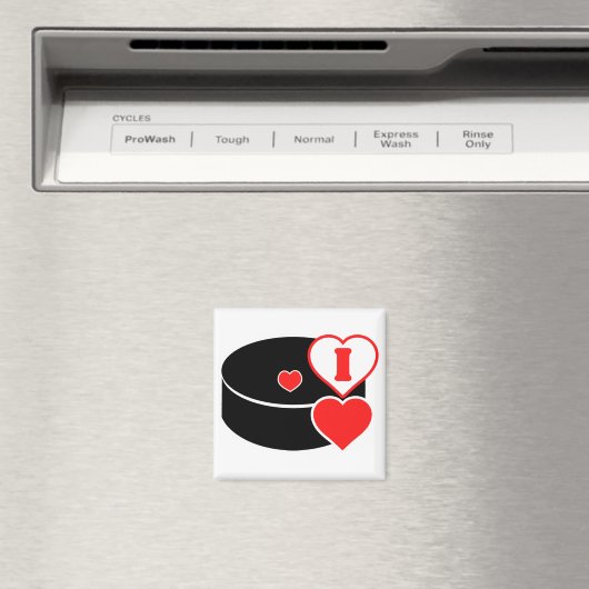 Ik hou van hockey magneet (Insitu (Vaatwasser))