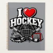 ik hou van hockey planner (Voorkant)