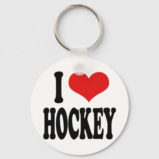 Ik hou van Hockey Sleutelhanger (Voorkant)