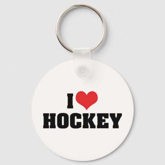 Ik Hou Van Hockey Sleutelhanger (Voorkant)