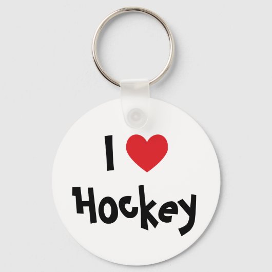 Ik hou van Hockey Sleutelhanger (Voorkant)