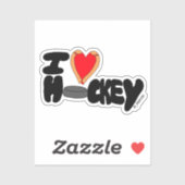 Ik hou van Hockey Sticker (Vel)