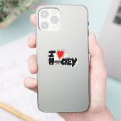 Ik hou van Hockey Sticker (Telefoon)