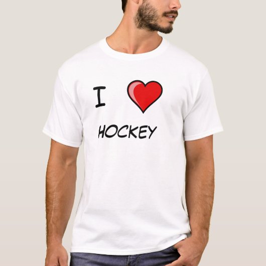 Ik hou van Hockey T-shirt (Voorkant)
