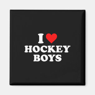 Ik hou van hockeyjongens magneet